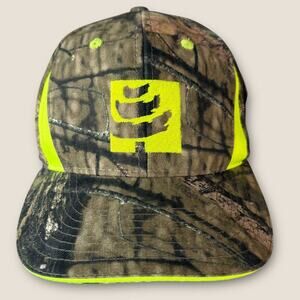 Mossy Oak Outdoor Hunting Camo Ball Cap Hat Adjustable Strap Green One Size New